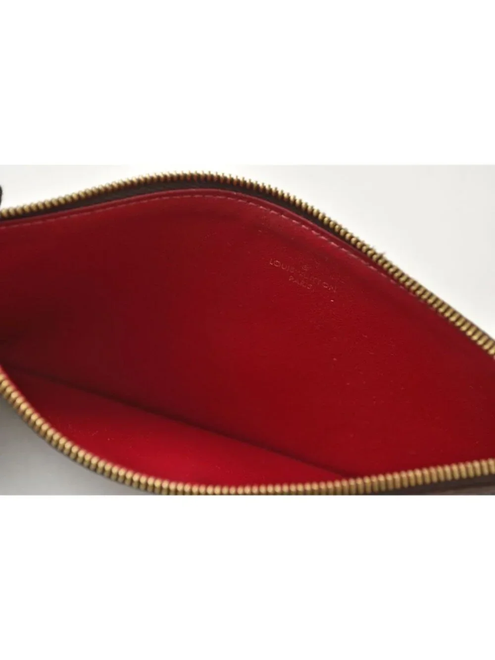 Louis Vuitton Pouch Flat Pochette Felicie Only Monogram Fuchsia